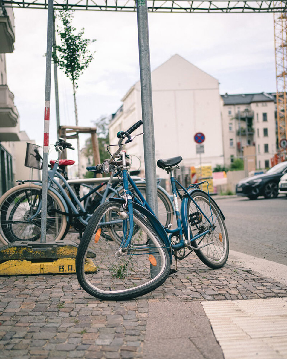 Ein kaputtes Fahrrad