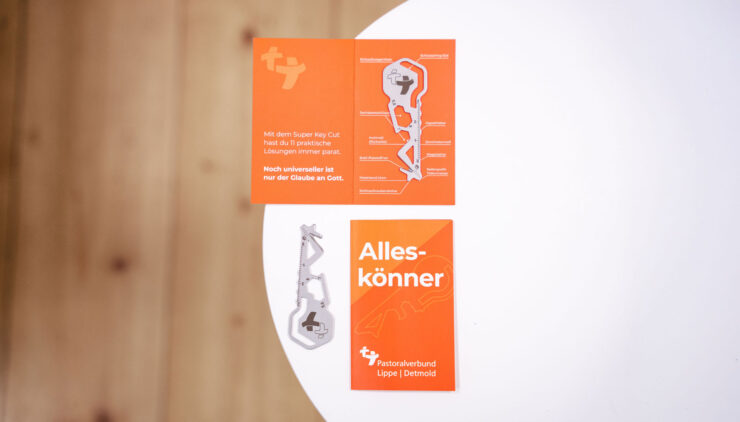 Multifunktions-Gadget für den Schlüsselbund