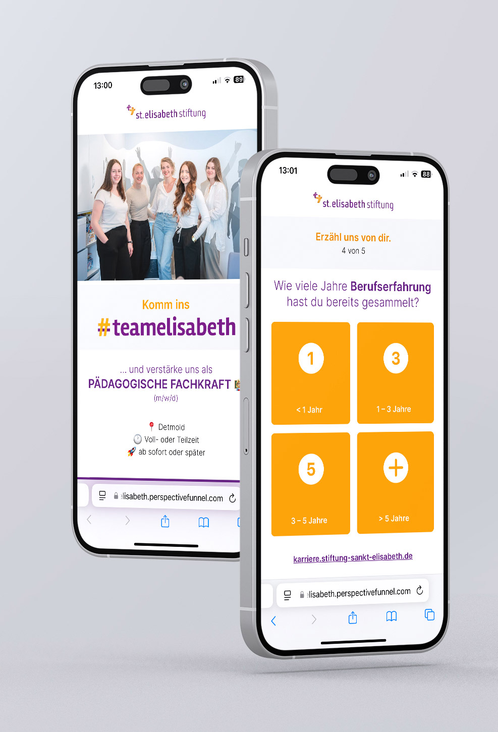 St. Elisabeth Stiftung Recruiting-Funnel