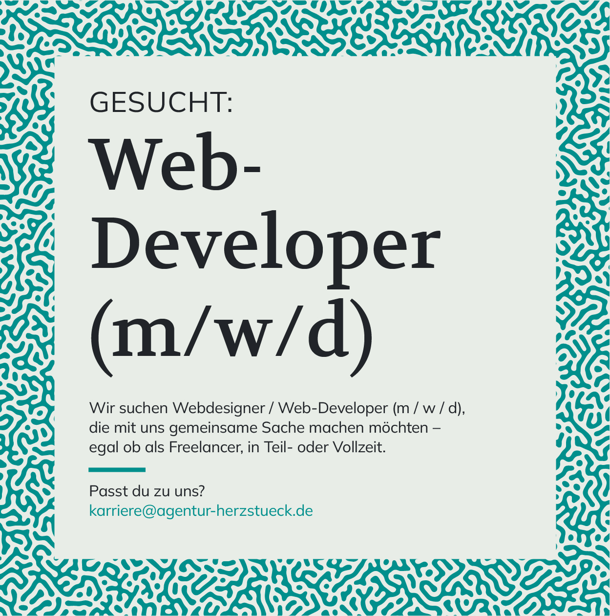 Web-Developer (m/w/d) gesucht!